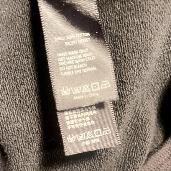 Vintage #BEENTRILl# Virgil Abloh streetwear black long sleeve zip up shirt XL - Picture 4 of 4